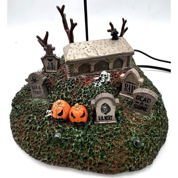 Lemax Spooky Town Grim Reaper's Landing Halloween Village Lights Tested & Works - Picture 5 of 11